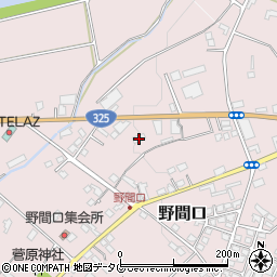 熊本県菊池市野間口385周辺の地図