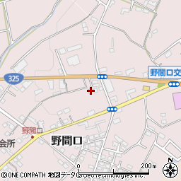 熊本県菊池市野間口401周辺の地図