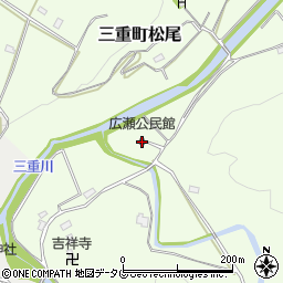 広瀬公民館周辺の地図