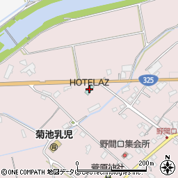 ＨＯＴＥＬ　ＡＺ熊本菊池店周辺の地図