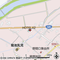 熊本県菊池市野間口1010-2周辺の地図
