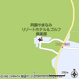 阿蘇やまなみ温泉周辺の地図