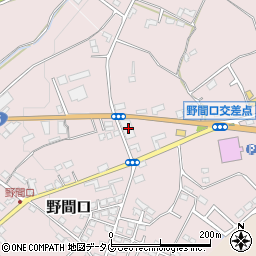 熊本県菊池市野間口403周辺の地図