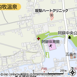 熊本県阿蘇市小里170-1周辺の地図