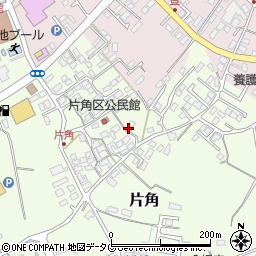 熊本県菊池市片角335周辺の地図