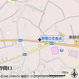 熊本県菊池市野間口413周辺の地図