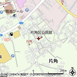 熊本県菊池市片角347周辺の地図