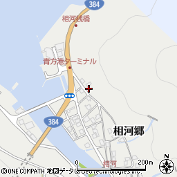 長崎県南松浦郡新上五島町相河郷168周辺の地図