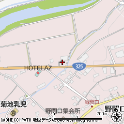 熊本県菊池市野間口1015周辺の地図