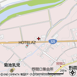 熊本県菊池市野間口1014周辺の地図