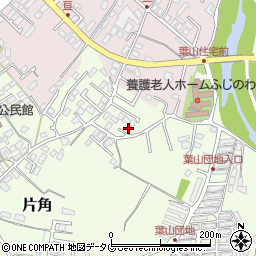 熊本県菊池市片角136周辺の地図