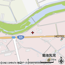 熊本県菊池市野間口1071-1周辺の地図