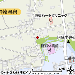 熊本県阿蘇市小里172周辺の地図