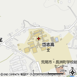 熊本県立荒尾支援学校高等部周辺の地図