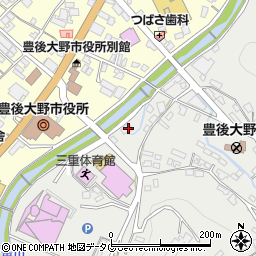 大分県豊後大野市三重町内田667周辺の地図