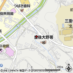 大分県豊後大野市三重町内田956-1周辺の地図