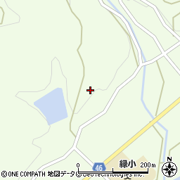 愛媛県愛南町（南宇和郡）緑乙周辺の地図