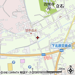 熊本県菊池市立石458-1周辺の地図