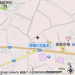 熊本県菊池市野間口506周辺の地図