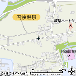 熊本県阿蘇市小里92-1周辺の地図