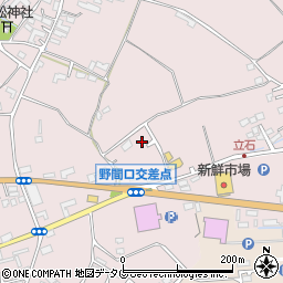 熊本県菊池市野間口503-8周辺の地図