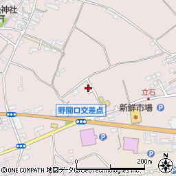 熊本県菊池市野間口503周辺の地図