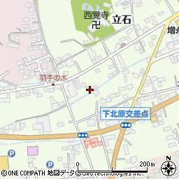 熊本県菊池市立石460周辺の地図