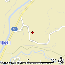 熊本県菊池市下河原585周辺の地図