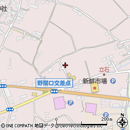 熊本県菊池市野間口503-14周辺の地図