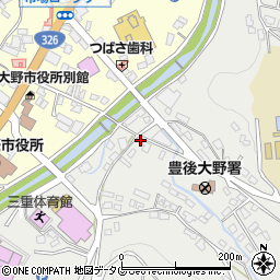 大分県豊後大野市三重町内田949-1周辺の地図