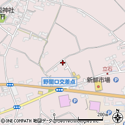 熊本県菊池市野間口503-7周辺の地図