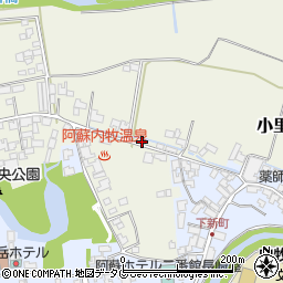 熊本県阿蘇市小里825-4周辺の地図