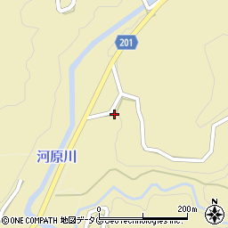 熊本県菊池市下河原566周辺の地図