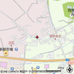 熊本県菊池市野間口539-14周辺の地図