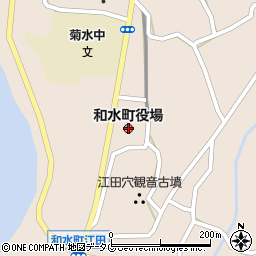 熊本県玉名郡和水町周辺の地図