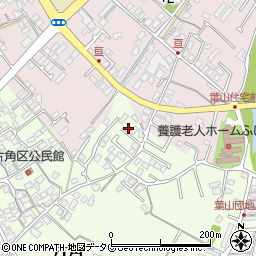 熊本県菊池市片角145周辺の地図
