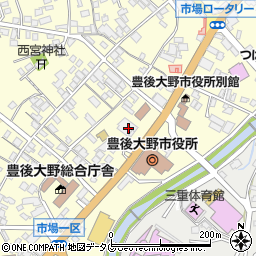 大分県豊後大野市三重町市場1248周辺の地図