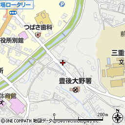 大分県豊後大野市三重町内田986-1周辺の地図