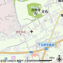 熊本県菊池市立石458周辺の地図