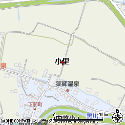 熊本県阿蘇市小里周辺の地図