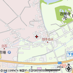 熊本県菊池市野間口536周辺の地図