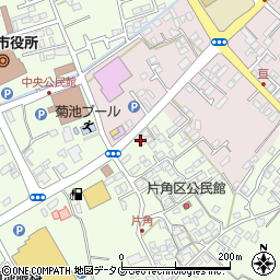 熊本県菊池市片角323周辺の地図