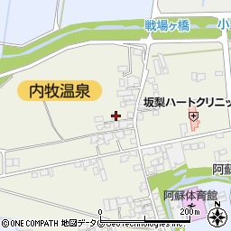 熊本県阿蘇市小里256-1周辺の地図