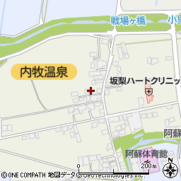 熊本県阿蘇市小里256周辺の地図