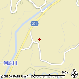 熊本県菊池市下河原582周辺の地図