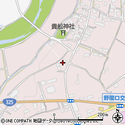 熊本県菊池市野間口349周辺の地図