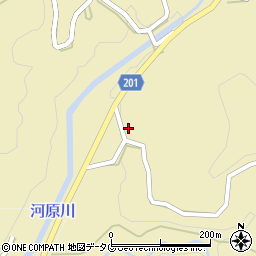 熊本県菊池市下河原581周辺の地図