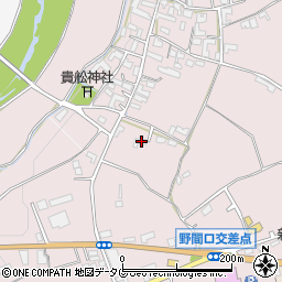 熊本県菊池市野間口362周辺の地図