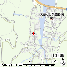 長崎県南松浦郡新上五島町七目郷111周辺の地図