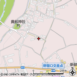 熊本県菊池市野間口364周辺の地図